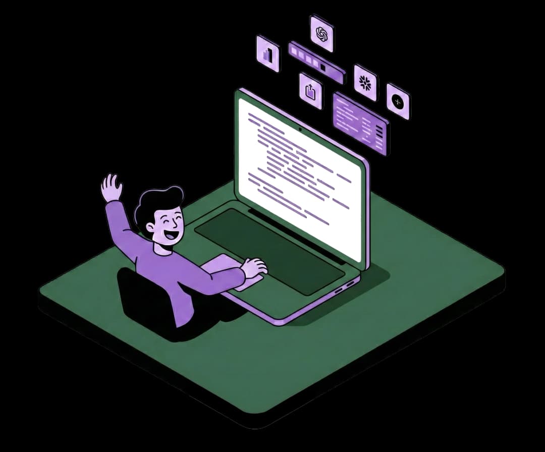 Nooit meer balen van je website illustratie
