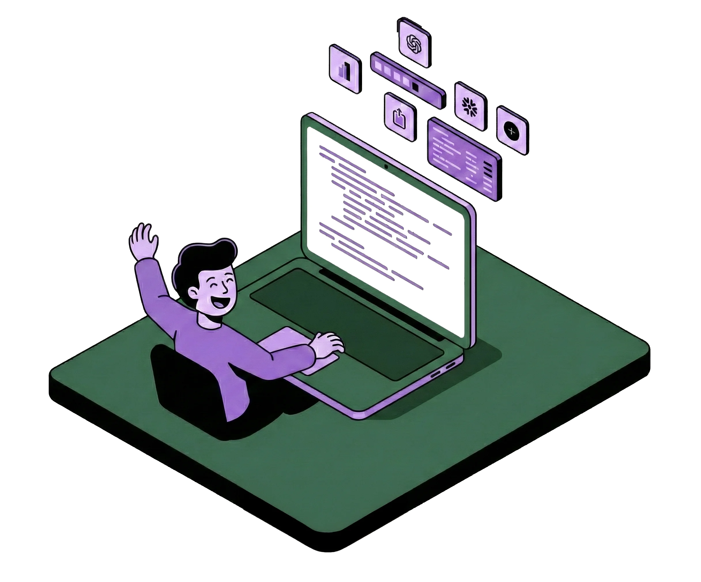 Nooit meer balen van je website illustratie