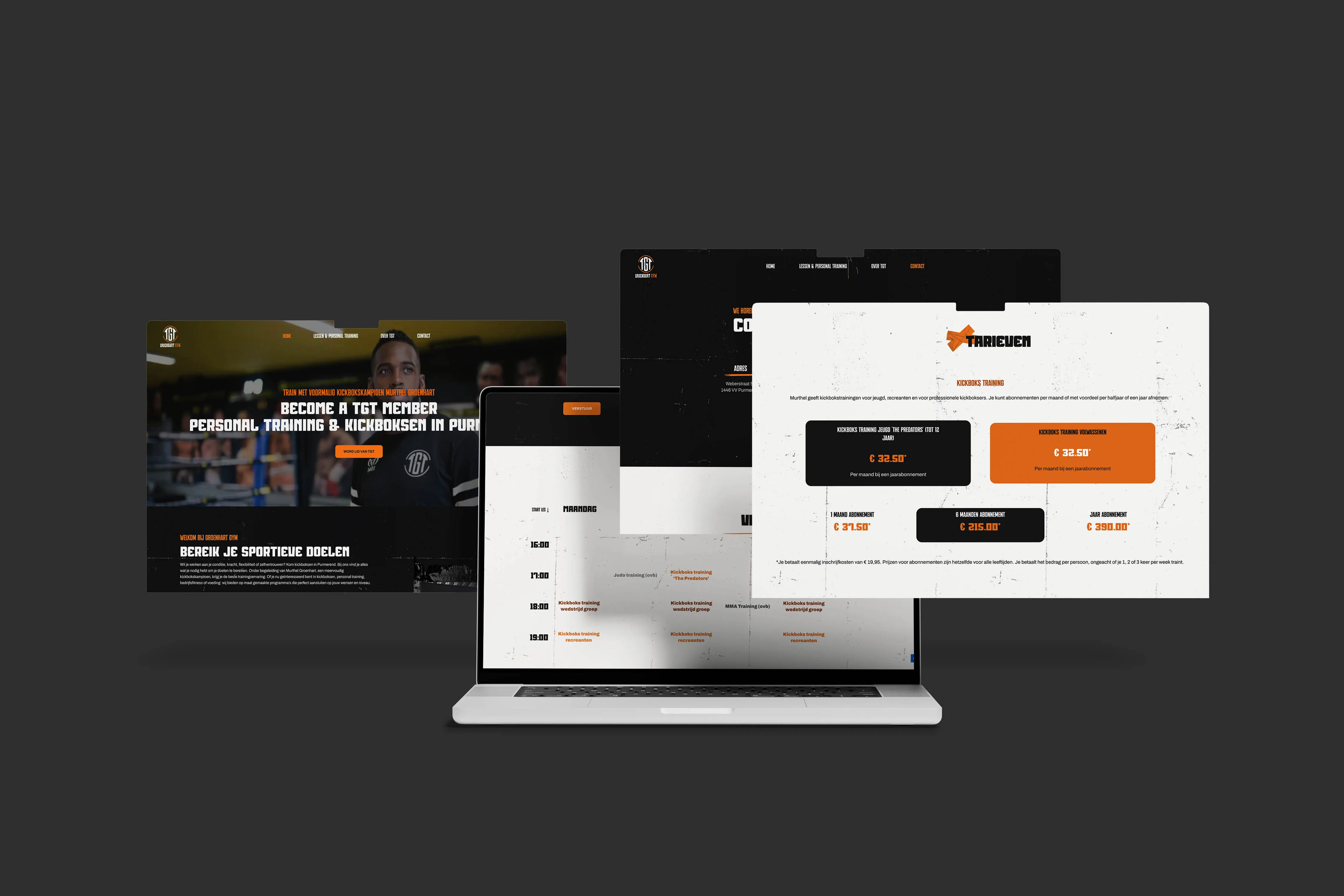 Murthel Groenhart website voorbeeld